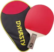Dynasty Extra Penhold Table Tennis Bat & Case - ITTF Approved Palio Rubbers -...