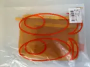 New Baboon to the Moon set of 2 monomesh pouches yellow bags travel