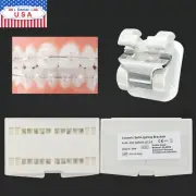 10 Kits AO Empower Clear Type Orthodontic Self-ligating Bracket Ceramic Roth 022