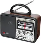 Retro Vintage Radio, Portable AM FM Radios Stereo Speakers Battery Operated or U