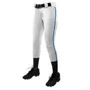 Champro Tournament Fastpitch Girls Pant BP11PY - White/Royal - S