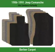 Lloyd Berber Front Row Carpet Mats for 1986-1991 Jeep Comanche (for: Jeep)