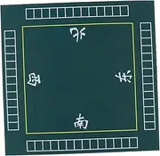 ERINGOGO 1pc Noise Reduction Mahjong Table Cover Mat for Poker Dominoes Board Games Non Slip Cloth Accessory