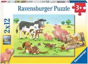Ravensburger Animal's Children Jigsaw Puzzle 2x12pcs