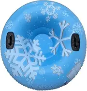 GANAZONO 1Pc Thickened PVC Inflatable Snow Tube Sled for Winter Outdoor Sports Heavy Duty Cold Resistant Design Smooth Sliding Base for Fun Exercise
