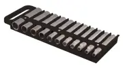 Lisle 40990 Black 1/2 Magnetic Socket Holder
