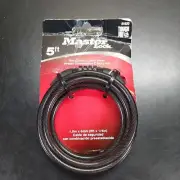 Master Lock Combination Cable Lock Braided cable 5ft X 6mm 8152D