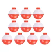 1 Inch Fishing Bobbers, 50 Pack Plastic Push Button Round Fishing Float