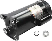 Pool Pump Motor, 2 Horsepower Full Rated Square Flange B2843 Above Ground Inground Swimming Pool Circulation Pump Motor Replacement with Seal Kit