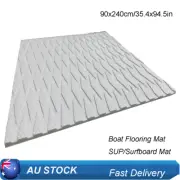White Surfboard Traction Pad EVA Foam Boat Flooring Sailboat Mat ▶ Diamond Dots