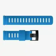 Suunto 24mm Dive 1 Silicone Watch Band Strap Blue Black Size M