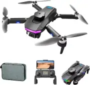 Motor Drone with 4k Camera With Cool LED Lights Auto Return Foldable forBeginner