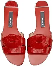 [Yiozoi] Women's Swimming Pool Slide Flat Bottom Summer Bathroom Home Sandals Open Toe Leisure Outdoor Swimming Women's Beach Quick Drying Slide