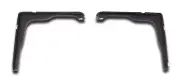 LHD BLACK WINDOW WIND RAIN SUN DEFLECTORS FOR TRUCK DAF XF 106 TILL 2021 VLT 10%
