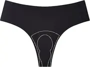 [KEOYA] Women's Camel Toe Concealer Thongs Seamless Camel Toe Cover G-Strings Ice Silky Workout Panties