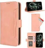 Compatible with Google Pixel 7 Pro Case,PU Leather Kickstand Card Holders,Compatible with Google Pixel 7 Pro Flip Magnetic Closure Protection Phone Wallet Cover Hong