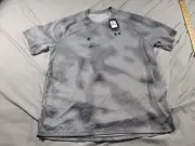 Men's Under Armour Tech 2.0 Lino Print XL Short Sleeve Tee Tie Dye Striped NEW