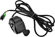 Thumb Throttle Speed Control 12V ‑ 99V Ebike Scooter Thumb Throttle with LCD Battery Voltage Display Accessory