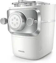 Philips 7000 Series Pasta Maker – ProExtrude Technology, Fully Automated, Up to 8 Portions in 10 Minutes, Ideal for Pizza & Bread Dough, Quick Pasta Preparation, 6 Pasta Discs, HomeID App (HR2660/00)