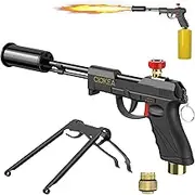 POWERFUL Propane Torch, 4500° Adjustable Kitchen Cooking Torch, Black, 700,000BTU