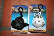 STAR WARS ANGRY BIRDS DARTH VADER & STORM TROOPER BACKPACK CLIPS