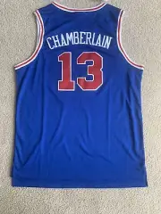 NWOT Wilt Chamberlain Philadelphia 76ers Sixers Jersey Size Medium M