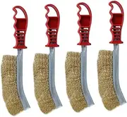 BESPORTBLE 4Pcs Wear Resistant BBQ Brush Durable Wire Cleaning Tool for Outdoor Grill Efficient Stain Removal for Camping Grill Cleaner and Barbecue Supply