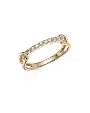 Bloomingdale's Fine Collection Diamond Bar Ring in 14K Yellow Gold, 0.24 tcw