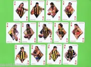 #D102. DIAMOND SUIT SET OF 1998 HAWTHORN HAWKS AFL PLAYING CARDS