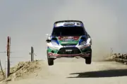 Jari Matti Latvala (FIN) Ford Fiesta RS WRC on stage 17 2011 WRC Old Photo 5