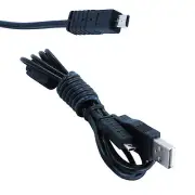 HQRP USB Cable for Sony Cyber-shot DSC-TF1 DSC-W710 DSC-W730 DSC-W800 DSC-W810