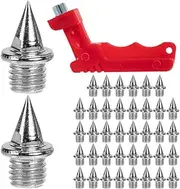 [Toddmomy] Track Spike Replacement Kit 1/4 Inch Steel Spikes for Shoes for Running Long Jump