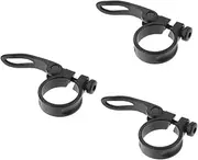 Abaodam 3pcs Aluminum Alloy Seatpost Clamp for Folding Bike Durable Fixator with Fine Tuning Design Lightweight and Easy to Install Compatible with Aluminum Frame Bicycles