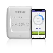 4 Zone Smart Sprinkler Controller with Local Weather Intelligence and Atmosph...