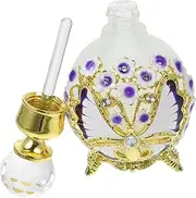 LIFKOME Vintage Perfume Bottle Refillable Travel Atomizer for Essential Oils Elegant Design for Compact Portable Fragrance Container