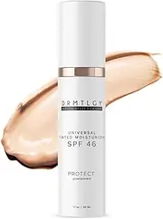 DRMTLGY Anti-Ageing Tinted Moisturiser with SPF 46. Universal Tint. All-In-One Face Sunscreen and Foundation with Broad Spectrum Protection Against UVA and UVB Rays. 50ml