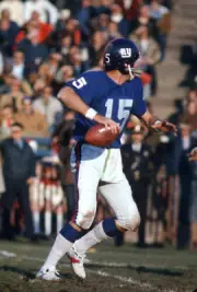 Quarterback Craig Morton New York Giants drops back to pass v the- 1974 Photo 9