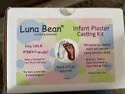 Luna Bean Baby Keepsake Hand Casting Kit Plaster Hand or Foot Mold Casting Kit