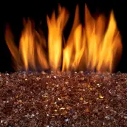 Duluth Forge Vented Gas Fire Glass Burner Kit,24in. 65K BTU,Match Light,FGB24-1