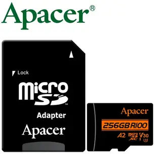 Apacer 宇瞻 256GB microSDXC TF A2 U3 V30 記憶卡 256G