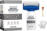 Derwrtup Transparent Waterproof Adhesive | Water-Based Odor- Coating - Water-Based Odor- Coating with Roller and Gloves for Easy Application
