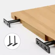 2 Pcs Floating Shelf Support Wall Partition Brackets Laminate