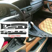 Car Interior Matte Carbon Fiber Look Wrap Decal Trim For BMW 3 Series E90 05-12 (for: BMW)