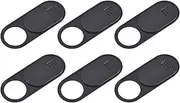 Glugahrif Webcam Cover, Webcam Cover Slider, Case for Camera, Computer, Smartphones, Tablets, Camera in Metal Ultra-Thin Hidden