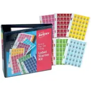 NEW Avery 43300 Label Starter Kit Top Tab Colour Code 20 X 30Mm Assorted 120 PK