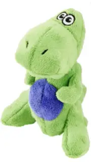 goDog DINO T-REX Chew Guard Technology Green & Purple Dog Toy MINI 6" NWT