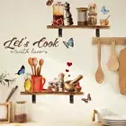 Removable Bee Butterfly Wall Sticker Kitchen English Sticker Wall Stickers