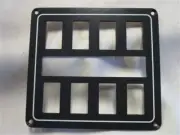 TIARA YACHTS ROCKER SWITCH PANEL BLANK BLACK ALUMINUM 6 1/2" X 6" MARINE BOAT