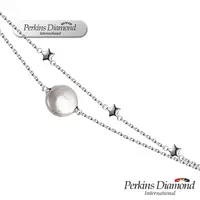 在飛比找PChome24h購物優惠-珍珠手鍊 PERKINS 伯金仕 天然巴洛克珍珠手鍊 新月系