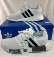 Adidas NMD_R1 Primeblue White/Black/Grey Three Men's Running Shoes GZ9261